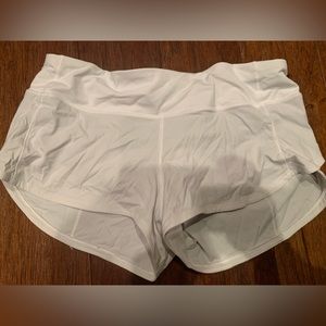 Lululemon Hottie White Shorts